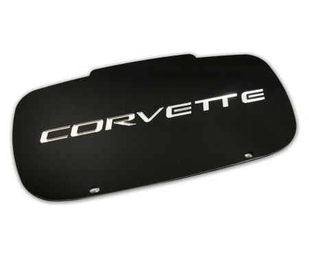 Corvette C5 Script Laser Cut License Plate, Contour, 1997-2004