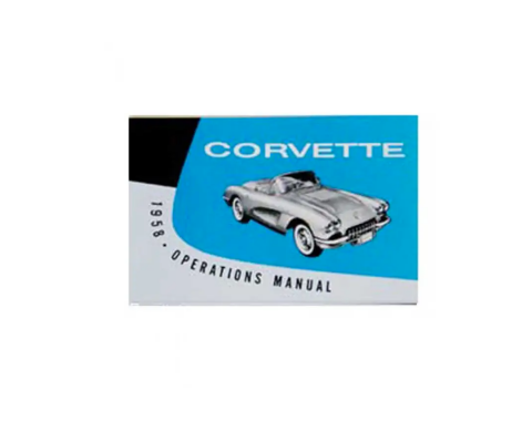 Corvette Owners Manual, 1958