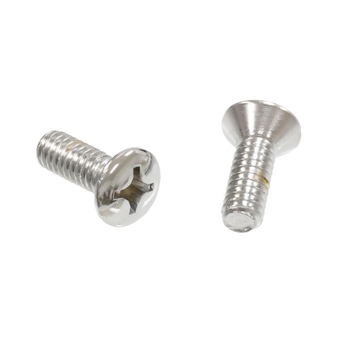 Corvette Taillight Housing Screws, 2 Piece Set, 1956-1957