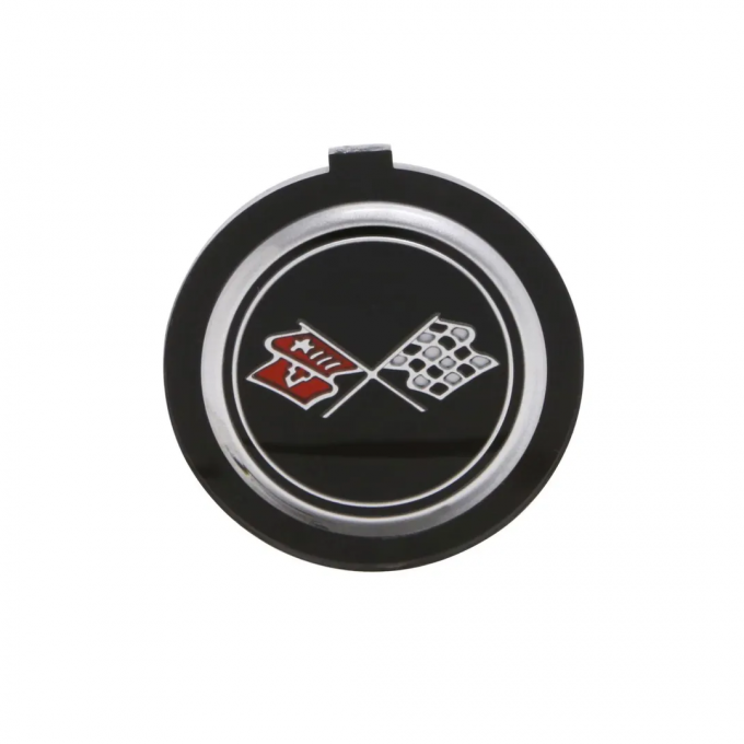 Corvette Emblem, Horn Button without Tilt/Tele, 1976-1980