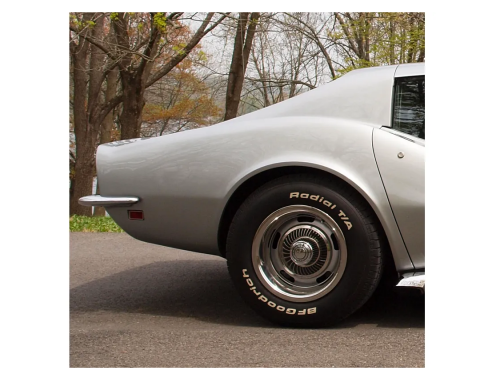 Corvette Rear Quarter Panel, Right with Se (Press Molded), 1969