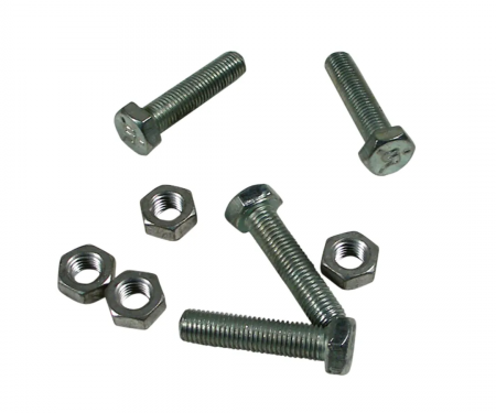 Corvette Tie Rod End Clamp Bolt Kit, "TR", 1953-1982