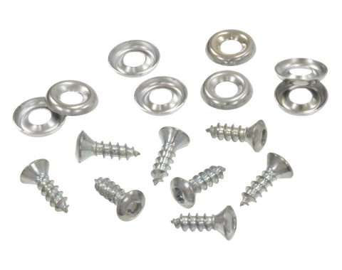 Corvette Trunk Liner Screws & Lockwashers, 1956-1959