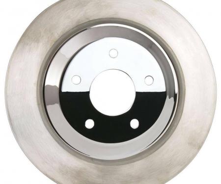 Corvette Brake Rotor Hub Covers, Chrome 4 Piece Set, Standard, 2005-2013