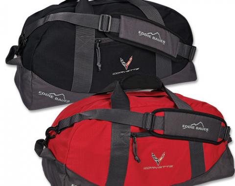 Next Generation Corvette Eddie Bauer Medium Duffel Bag | BLACK