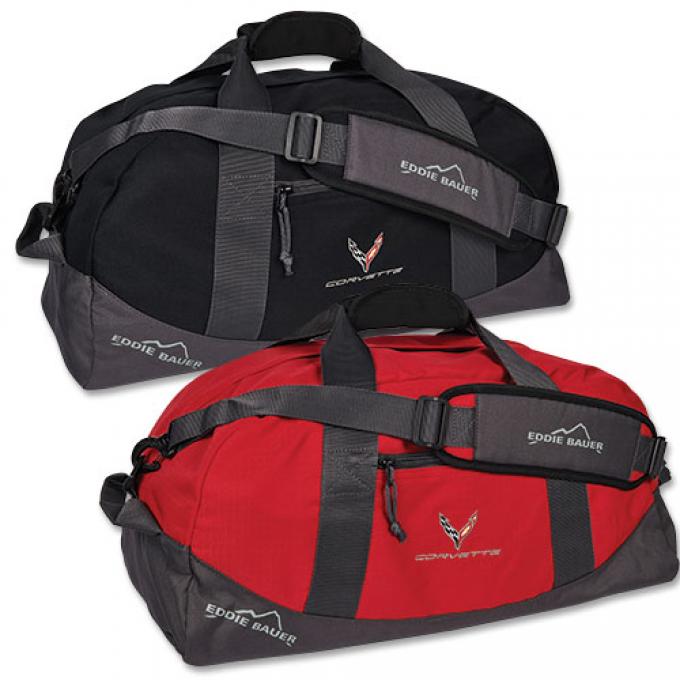 Next Generation Corvette Eddie Bauer Medium Duffel Bag | BLACK