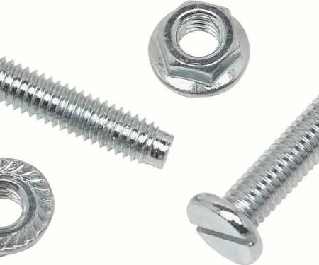 Redline Restomotive® 1964-1973 GM Car & Truck Hood Stop Bolts with Nuts