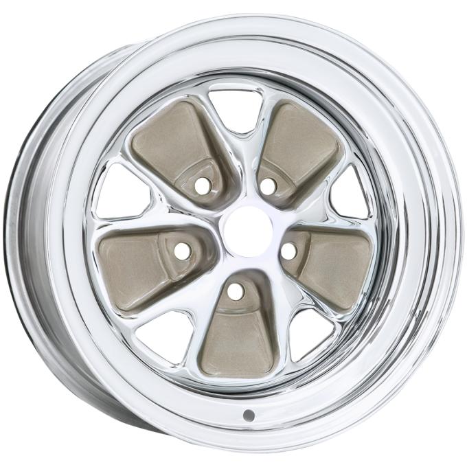 Wheel Vintiques 15x7 Ford Style Steel 5x4.5" bolt 4.25" backspace 55-5712044