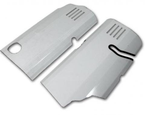 Corvette Fuel Rail Covers, Stainless Steel, 1997-1998