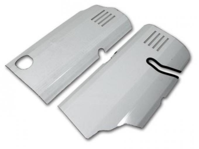 Corvette Fuel Rail Covers, Stainless Steel, 1997-1998