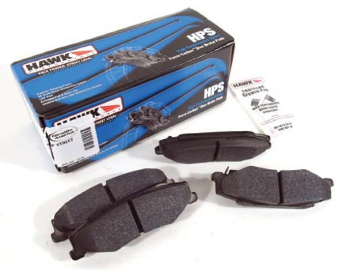 Corvette Rear Brake Pads, HP Street Ferro-Carbon, Hawk, 1997-2013