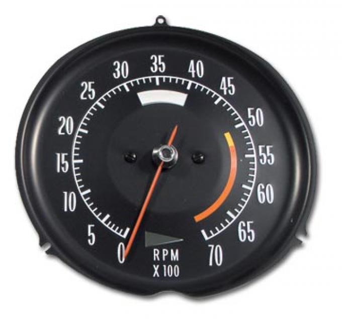 Corvette Tachometer, 5300 RPM, 1972-1974