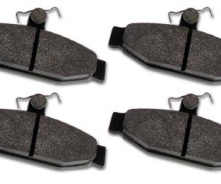 Corvette Brake Pads, Rear Hawk HP Plus, 1988-1996