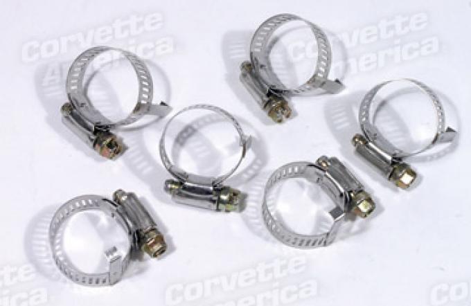 Corvette A/C Hose Clamp Set, 1963-1967