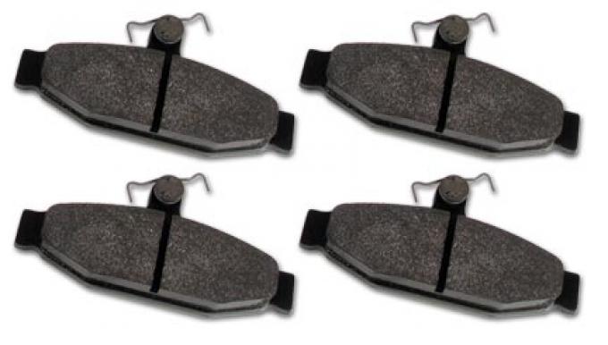 Corvette Brake Pads, Rear Hawk HP Plus, 1988-1996