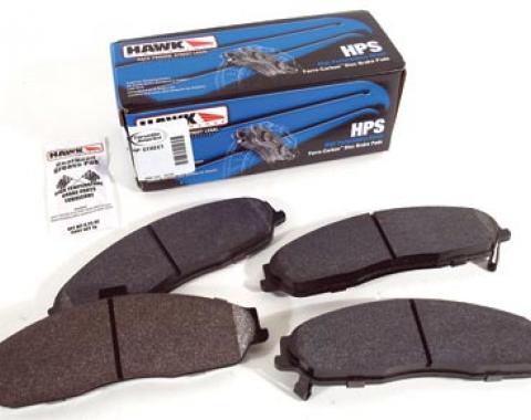 Corvette Front Brake Pads, HP Street Ferro-Carbon, Hawk, 1997-2013