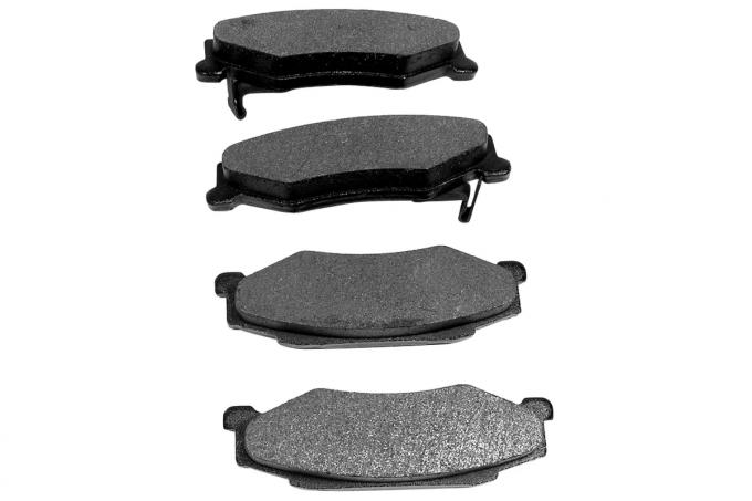 Corvette Brake Pads, Rear, Semi-Metallic, 1997-2004