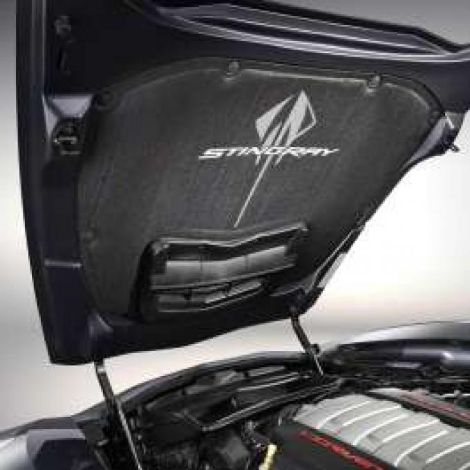 Corvette Stingray Underhood Liner, Stingray Logo, 2014-2018