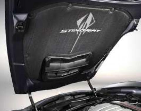 Corvette Stingray Underhood Liner, Stingray Logo, 2014-2018