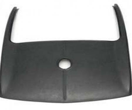 Corvette Rear Upper Deck Panel, Convertible, Black, 1967