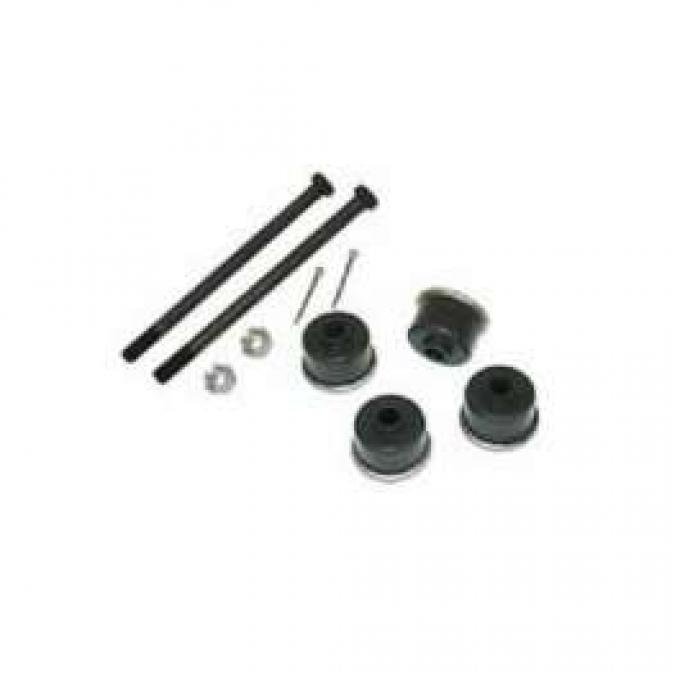 Corvette Rear Spring Outer Bolt Kit With Rubber Bushings, 1984-1996