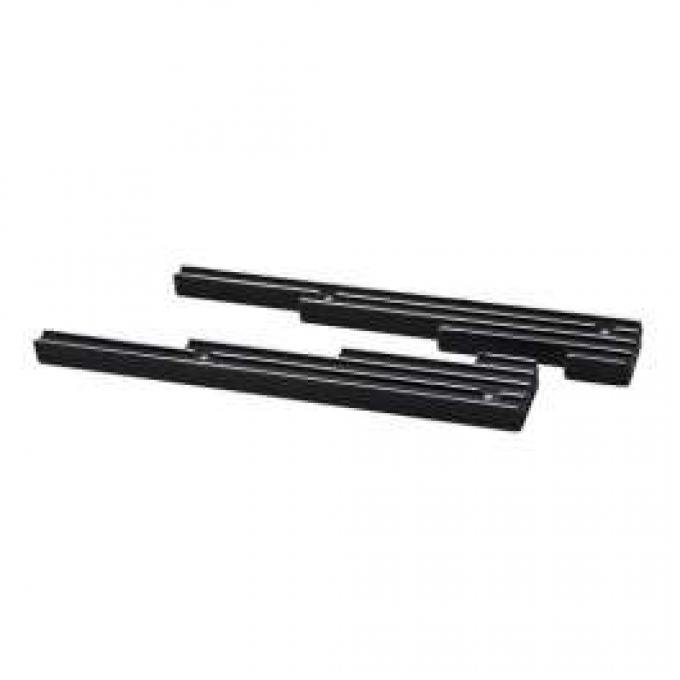 Billet Aluminum 9.5 MM Wire Loom Set, Finned, Black