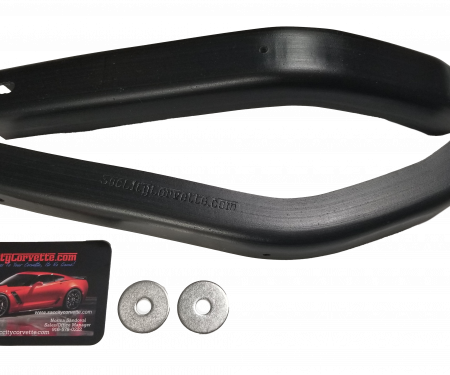 Corvette C5 Anti Scrape Fangs, Black, 1997-2004