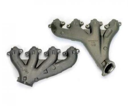 Corvette Exhaust Manifolds, Big Block, Without A.I.R. Holes, 1966-1969