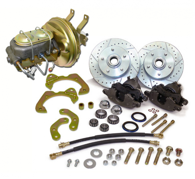 Corvette Disc Brake Conversion Kit, Front Power, 1963-1964