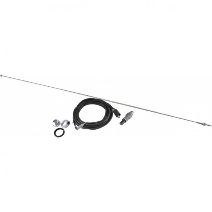 Corvette Standard Antenna Kit, Fixed Mast, 1967-1968