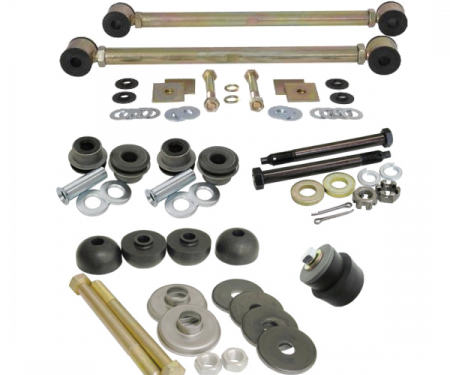 Corvette Rear Suspension Bushing Kit, with Adjustable Strut Rods, 1963-1979