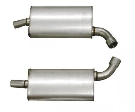 Corvette Mufflers, 2.5 Inch, 1963-1967