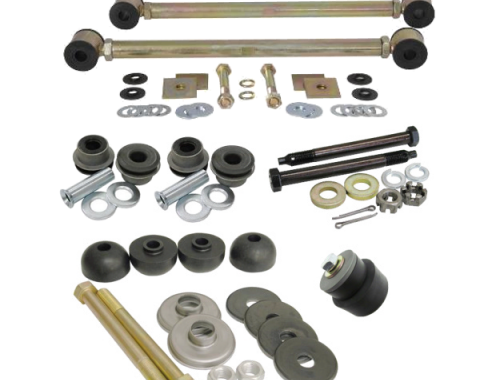 Corvette Rear Suspension Bushing Kit, with Adjustable Strut Rods, 1963-1979