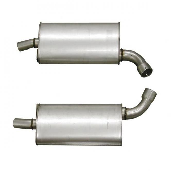 Corvette Mufflers, 2.5 Inch, 1963-1967