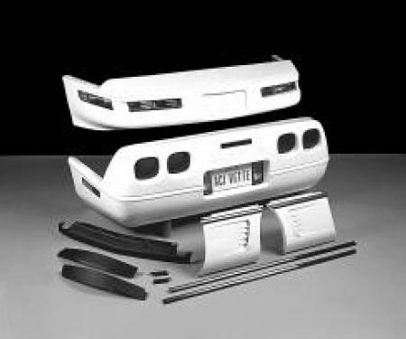 Corvette Style Body Upgrade Kit, C5 Rear Bumper, (ACI), 1984-1990