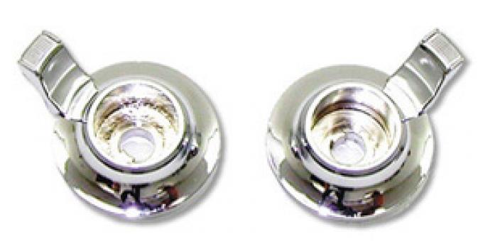 Classic Headquarters Inner Radio Knob Set-Stereo (Chrome) W-231A