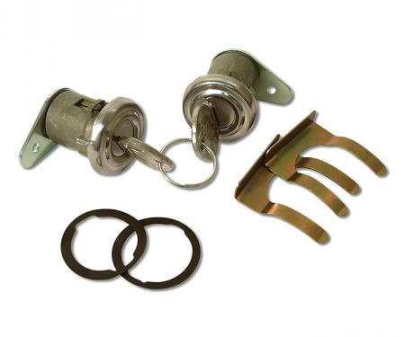 Corvette Lock Set, Doors, 1956-1958