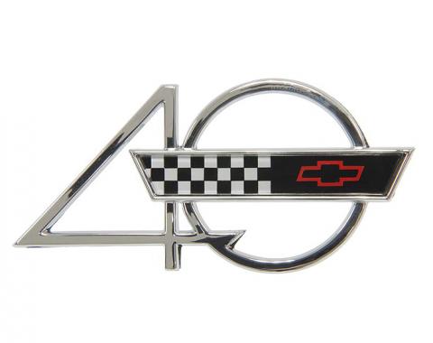 Corvette Emblem, Side Fender 40th Anniversary, 1993