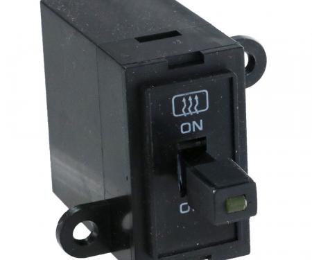 Corvette Rear Window Defroster Switch, 1980-1982