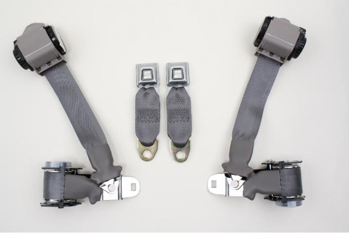 Seatbelt Solutions 1972-1973 Corvette Dual Retractor Shoulder and Lap Belts, Economy