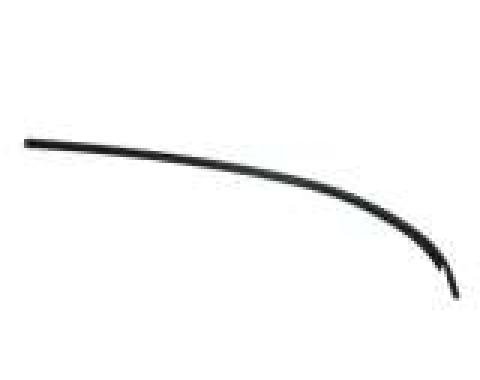 Corvette T-Top Front Molding, Left, Black, 1979-1982