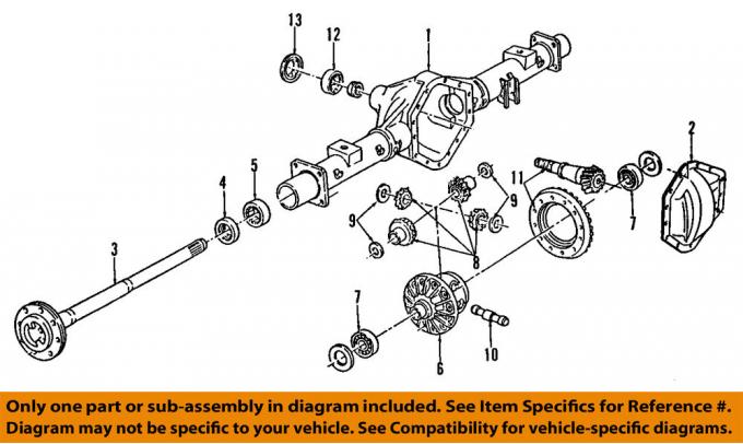 Corvette Differential Carrier Bearing, AC Delco, 1985-1996