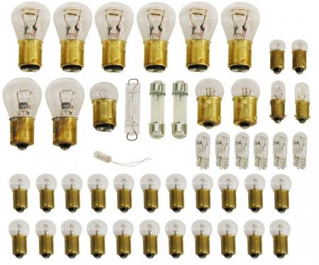 Corvette Light Bulb Set, 47 Pieces, 1976