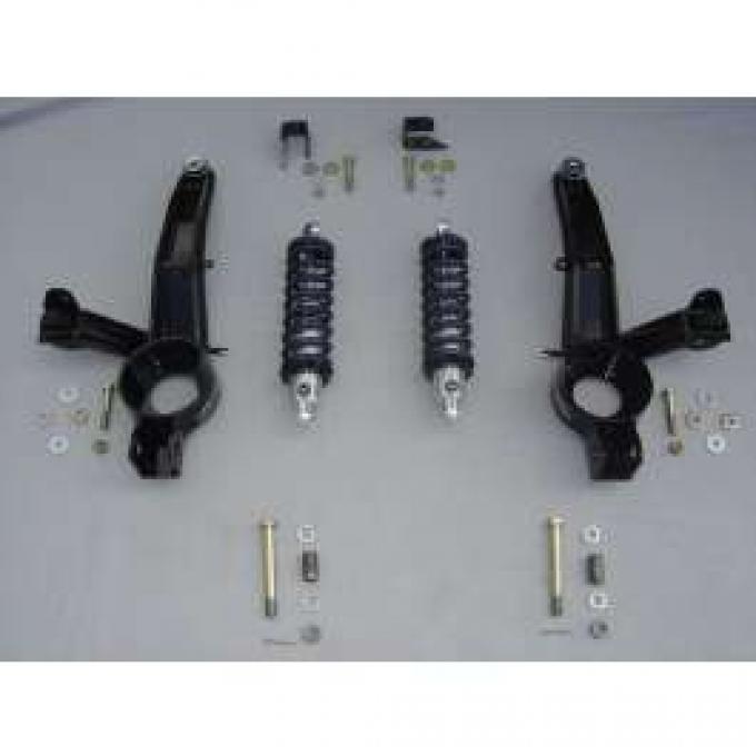 Corvette Coilover Kit, Rear, Single Adjustment, Small Block, 1963-1982