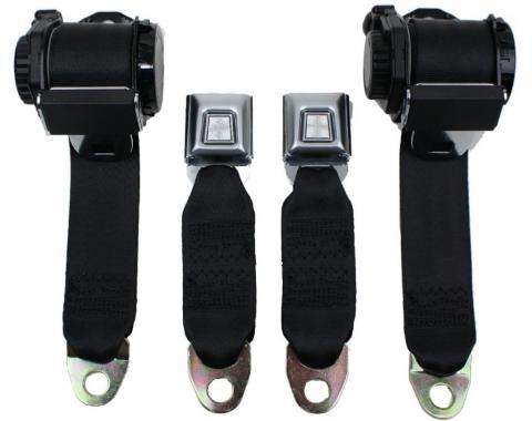 Seatbelt Solutions 1978-1982 Corvette Single Retractor Lap and Shoulder Belts