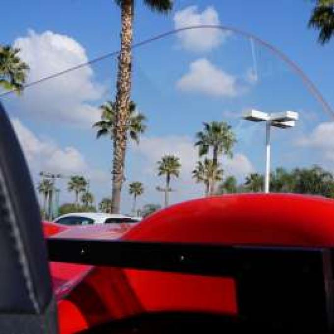 Corvette Convertible Wind Deflector, Frameless, VetteNet, 2014-2015