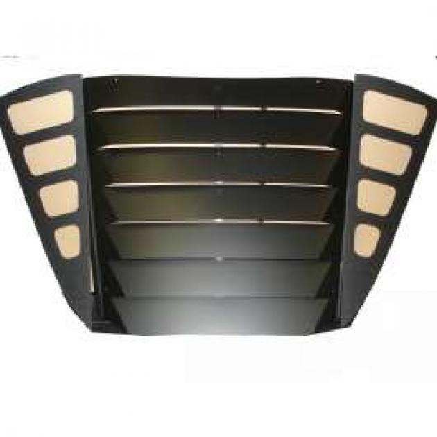 Corvette Louvers, Rear Window, Aluminum, 19781982