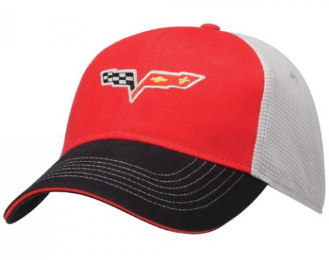 Corvette C6, Twill and Soft Mesh Cap