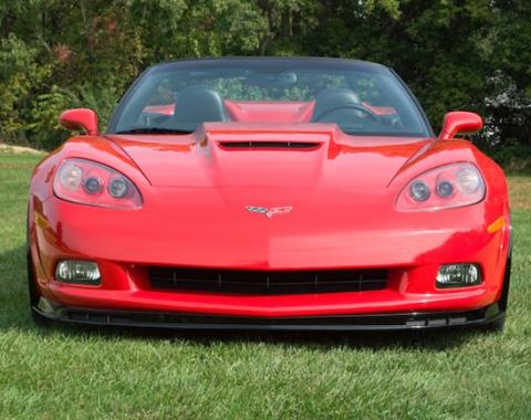 Corvette Front Chin Spoiler with Dual Screens, 2005-2013