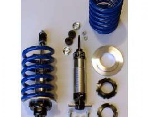 Corvette Coilover Shock Kit, Front, Small Block, Single Adjustable, 400 Lb. Spring, 1963-1982